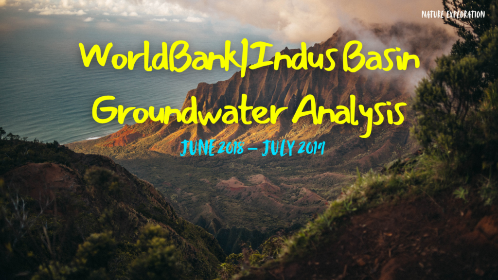 World Bank | Indus Basin Groundwater Analysis