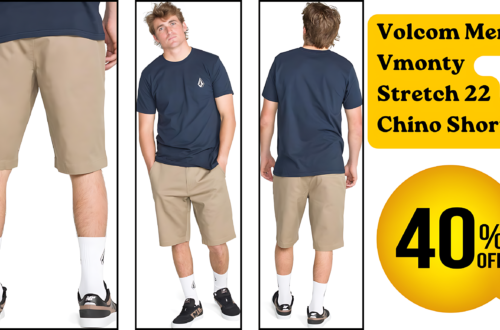Men’s Volcom Vmonty Stretch Chino Shorts – Casual shorts with a modern fit and comfortable stretch fabric for summer
